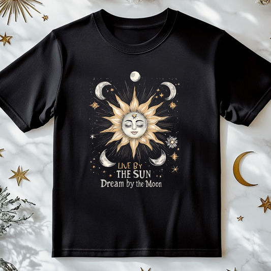 Live By The Sun Dream By The Moon T-Shirt